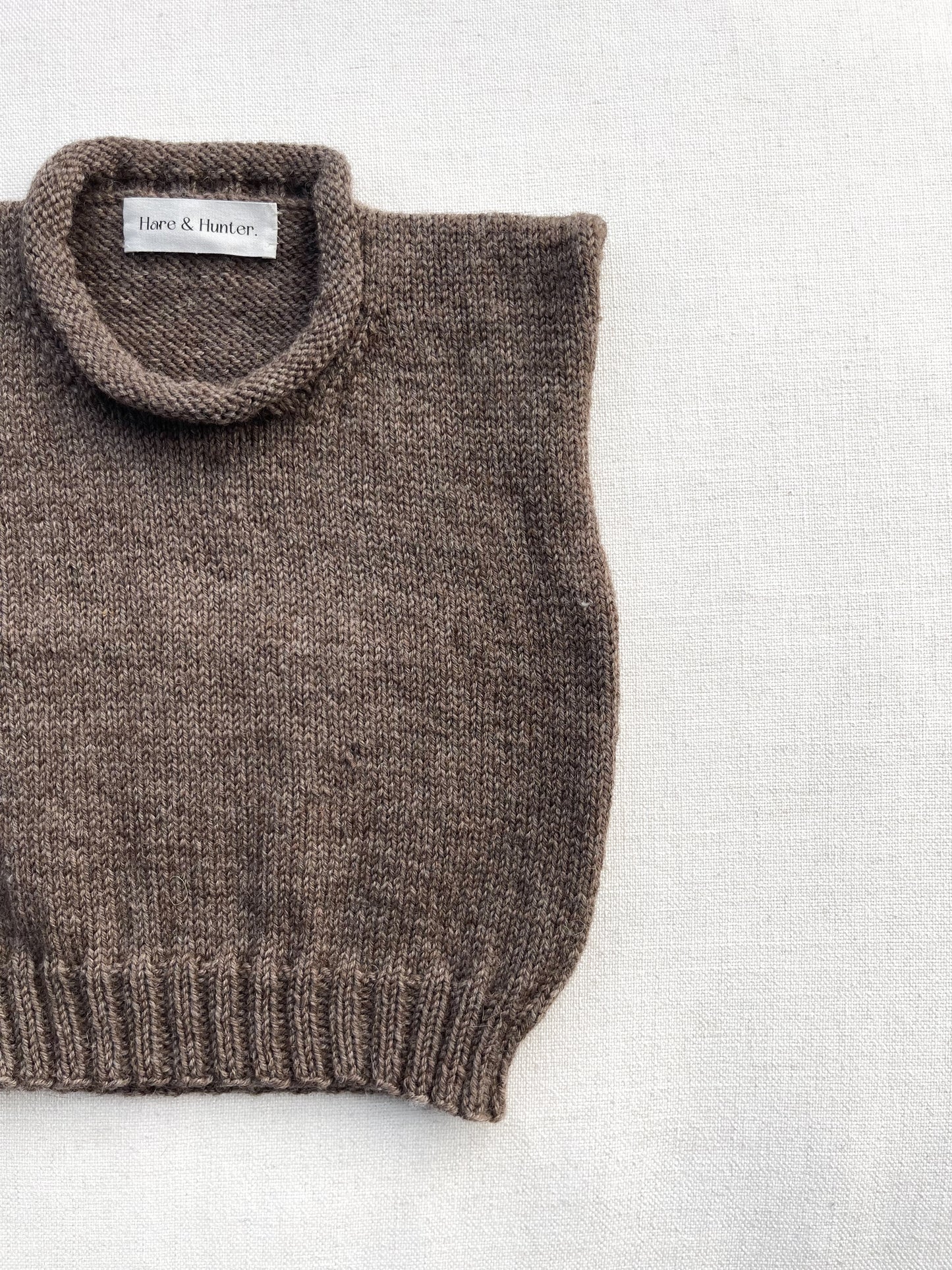 Harvey Roll Neck Vest - Falcon
