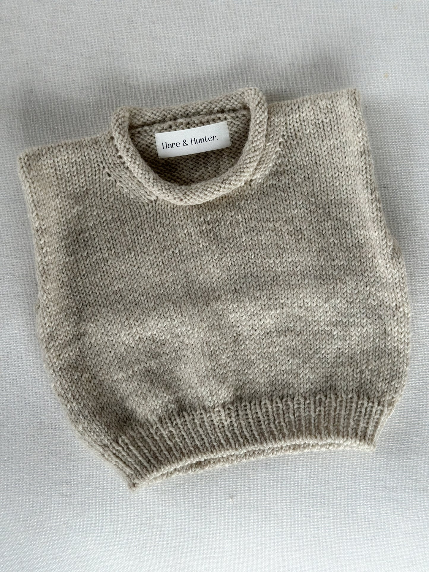 Hattie Roll-Neck Vest - Kiwi