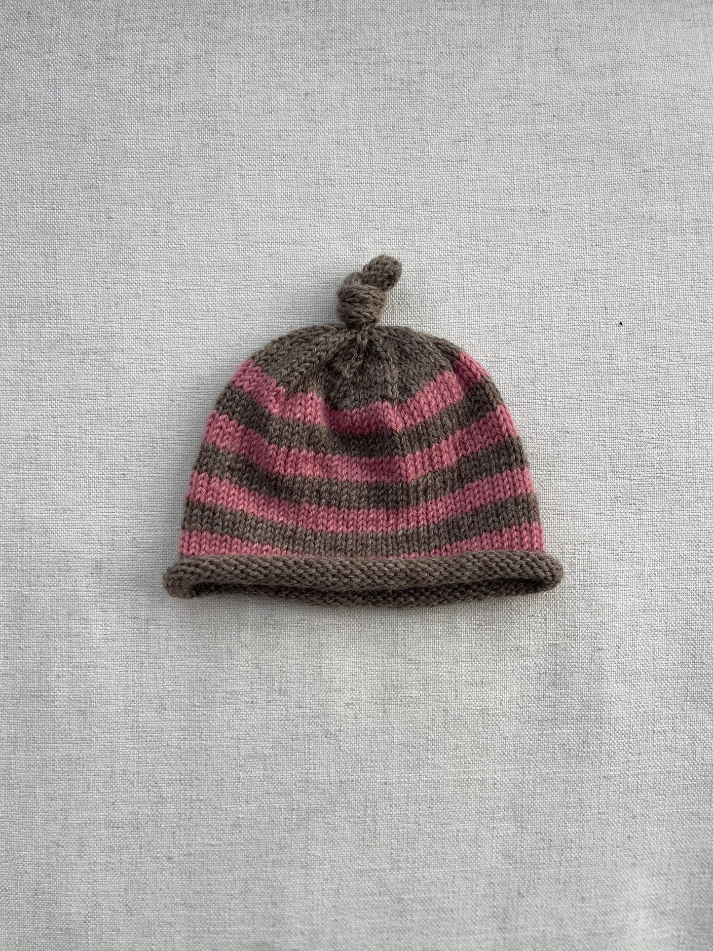 Top Knot hat - Stripe