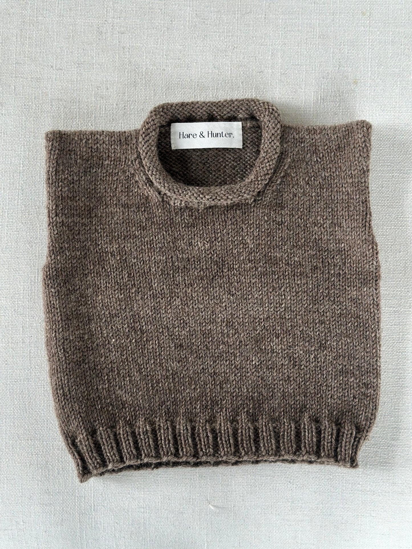 Harvey Roll-Neck Vest - Falcon