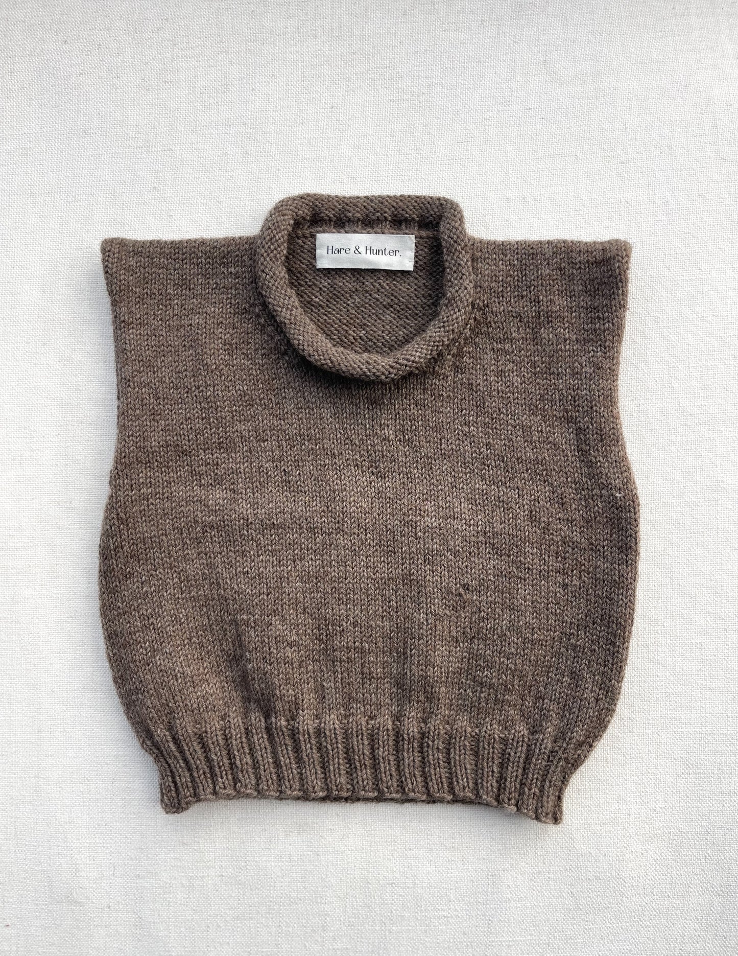 Harvey Roll Neck Vest - Falcon