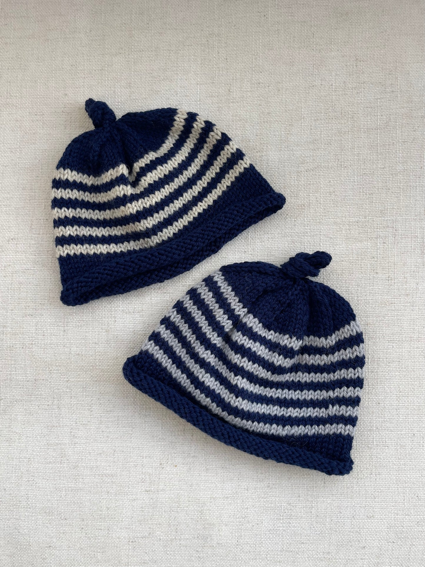 Top-knot Hat (sample) Navy/Blue