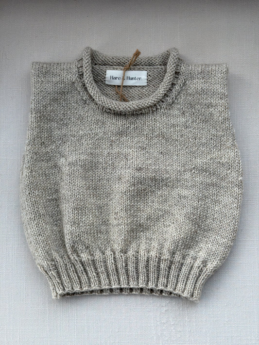 Harvey Roll-Neck Vest - Kiwi