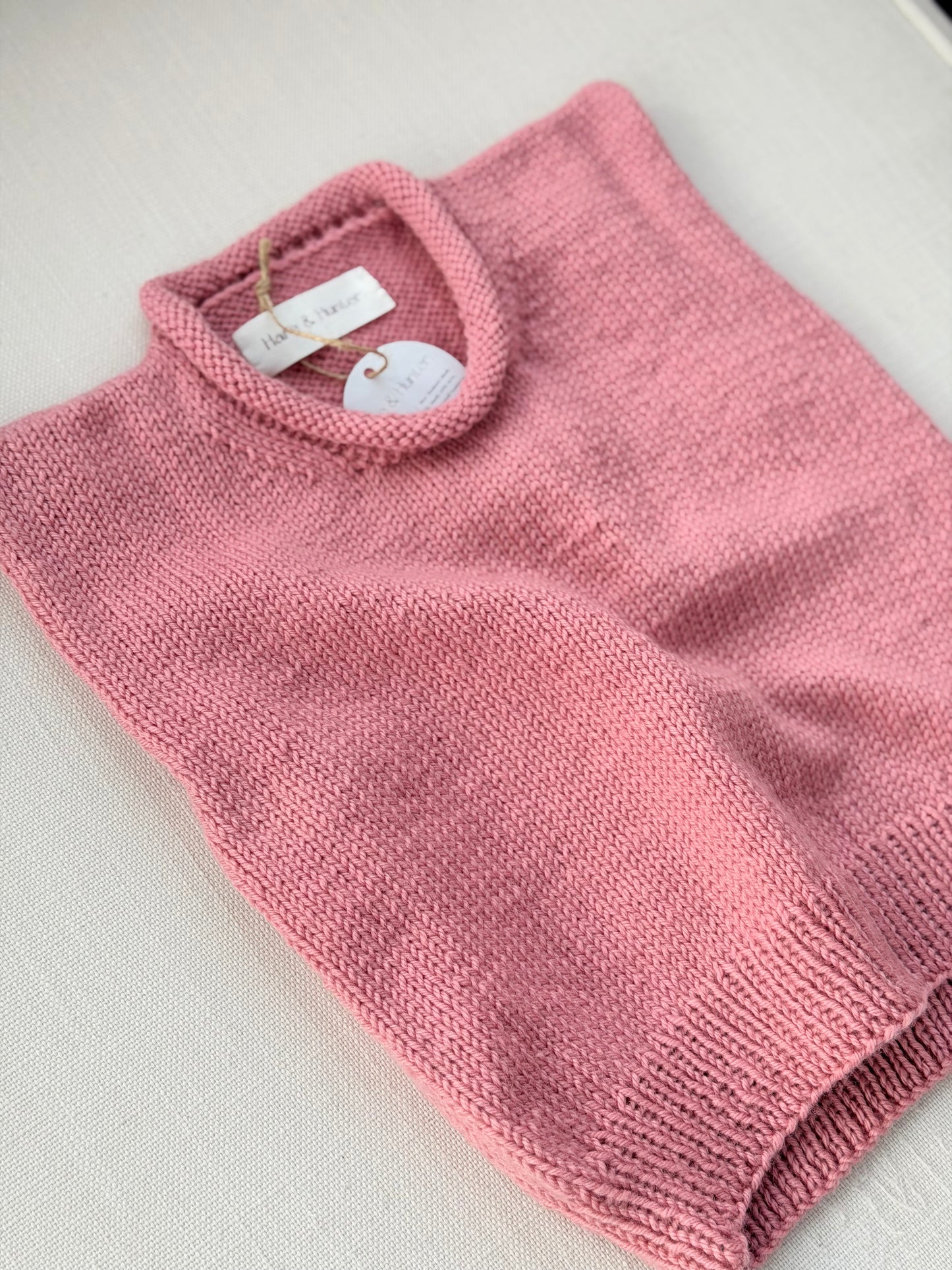 Hattie Roll-Neck Vest - Lovebird