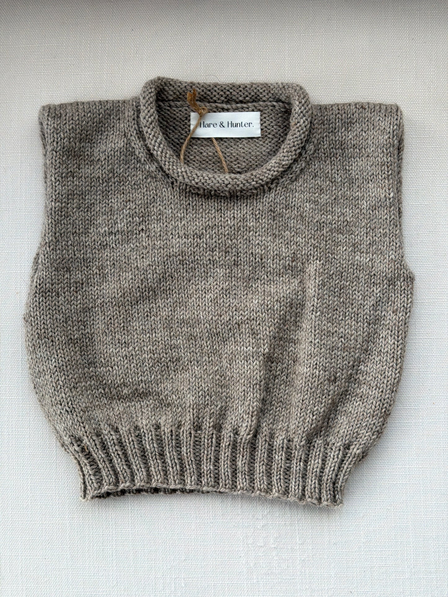 Harvey Roll-Neck Vest - Kokako