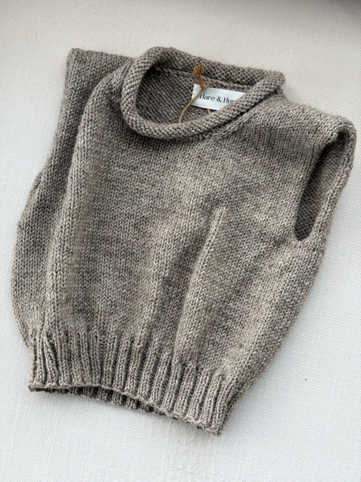 Harvey Roll-Neck Vest - Kokako