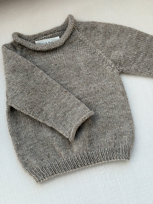 Hattie Roll-Neck Jumper - Morepork