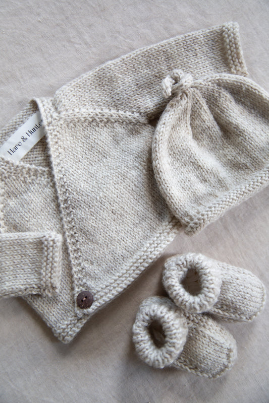 Lucys Crossover Cardigan Set - Kiwi (Prem)