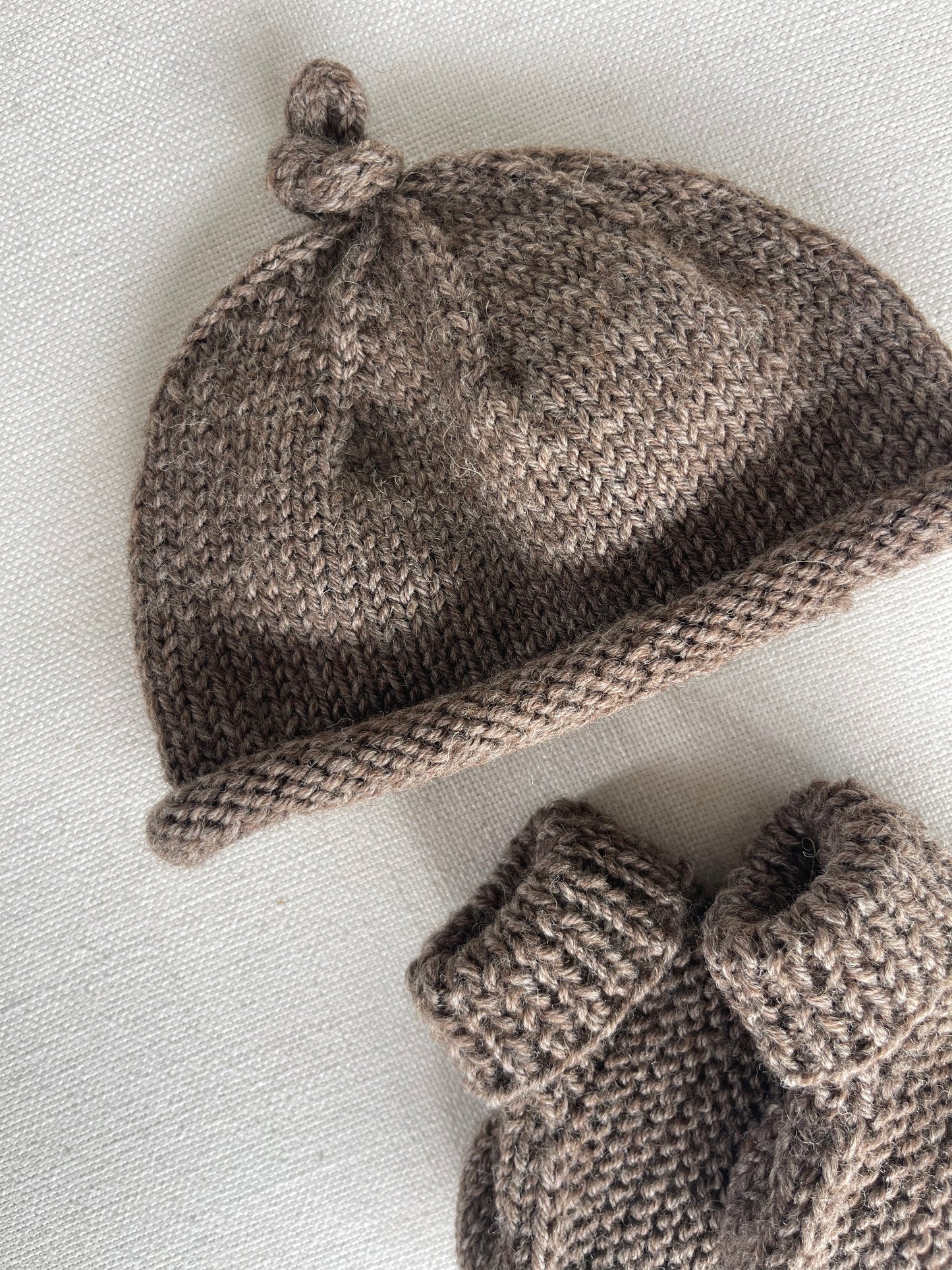 Top Knot hat & Booties - Falcon