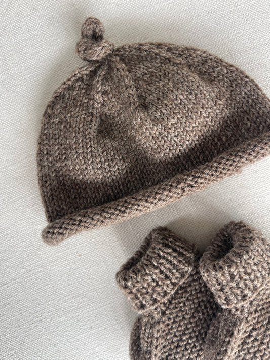 Top Knot hat & Booties - Falcon