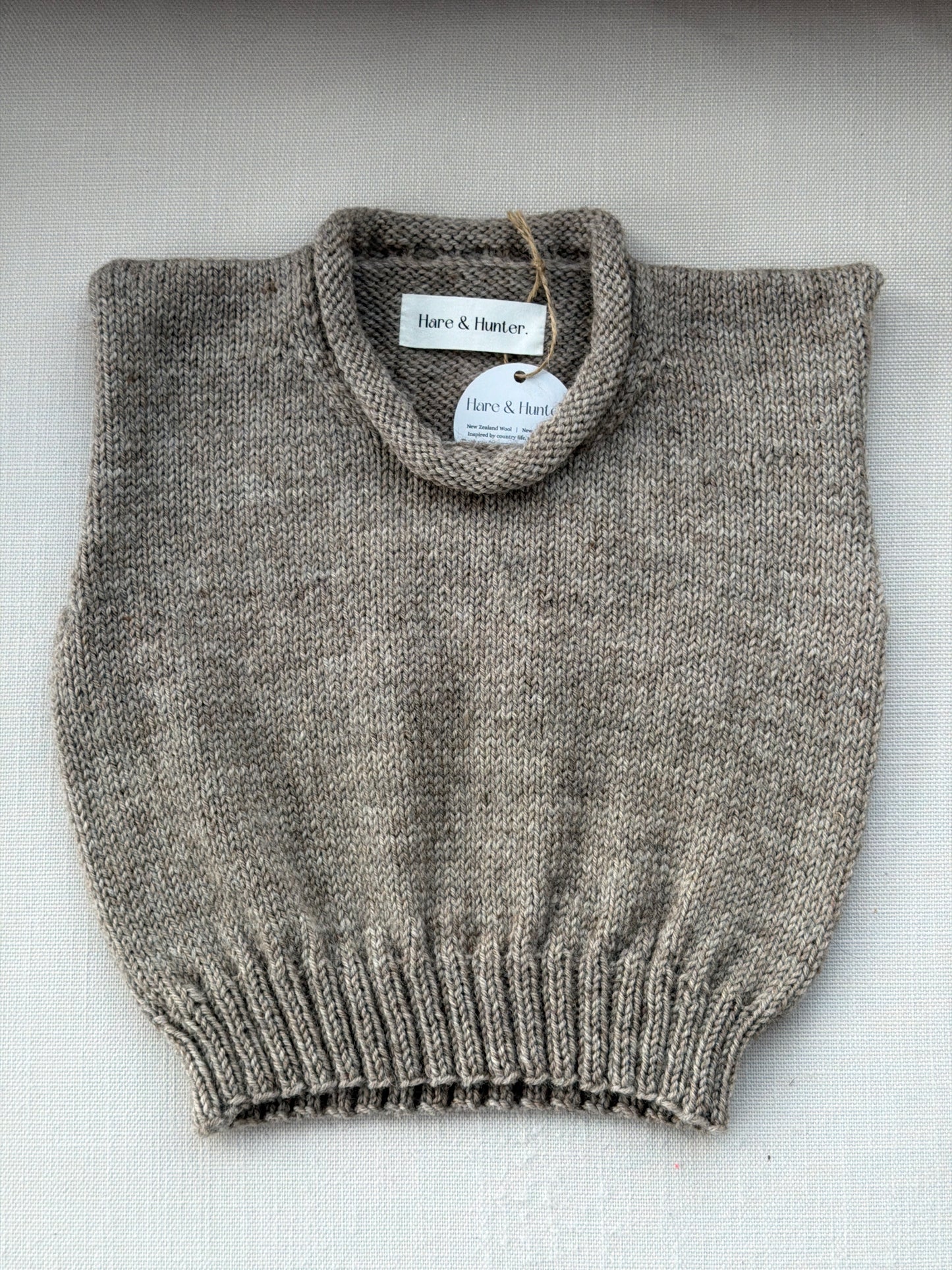 Harvey Roll-Neck Vest - Kokako